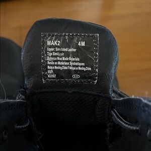 3M Thinsulate Black Simulated Leather Men's Boots